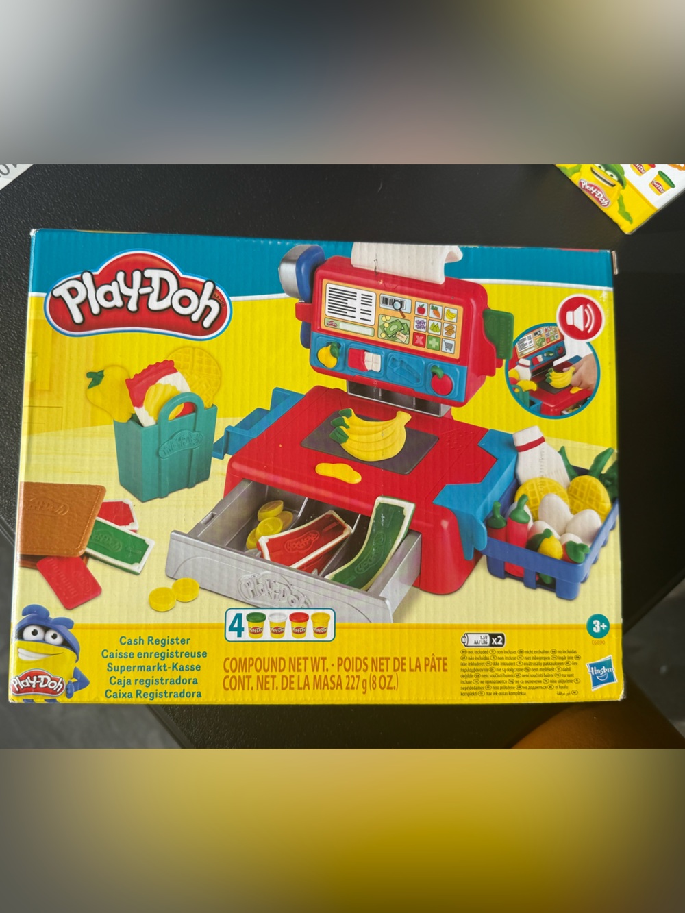 NIB Play-Doh Kids Cash Register Playset - Multicolor with 4 Play-Doh Colors